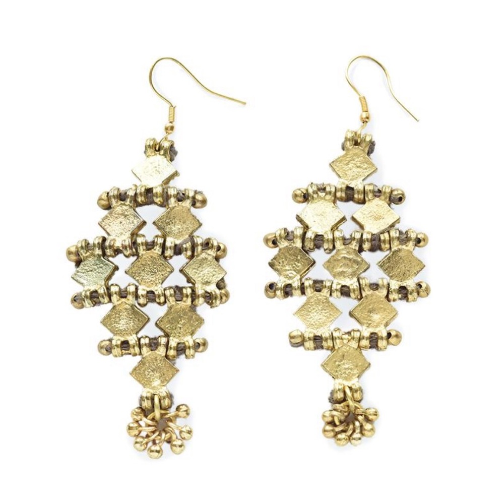 New🌟 Brass Chandelier Earrings